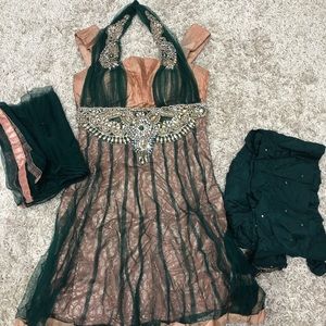 Indian Outfit - knee length Arnakali